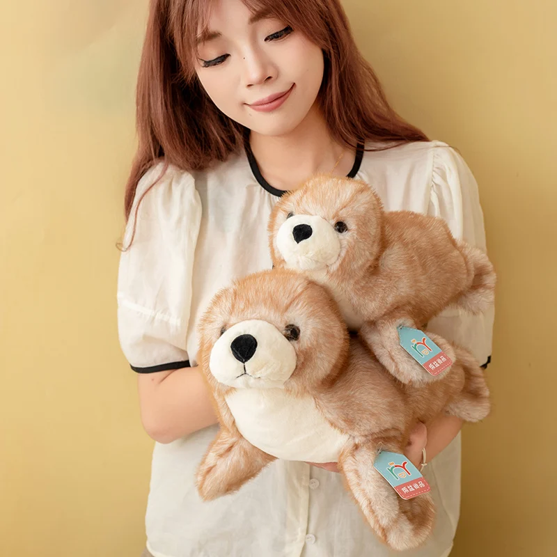 3D Neuheit Kissen Nette Echte Leben Seelöwe Plüsch Spielzeug Weiche Dichtung Plüsch Plüsch Baby Schlafen Kissen Geschenke für Kinder