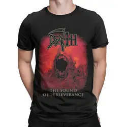 Band Death The Sound Of Perseverance T Shirt Merchandise for Men Women Cotton Fun Tee Shirt Short Sleeve Clothing All Seasons