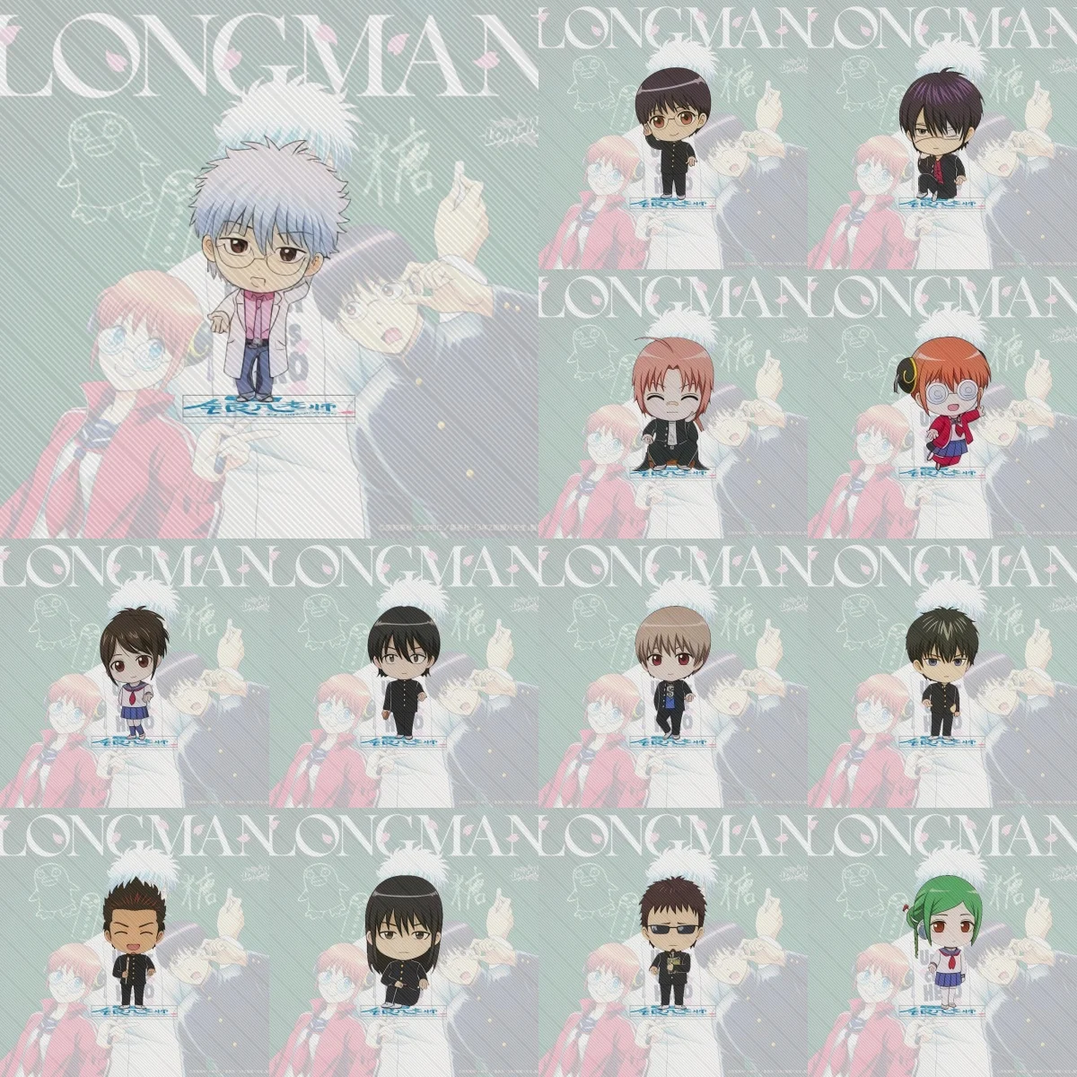 

10CM Anime Sannenzu-gumi Ginpa sensei Acrylic Stand Model Cosplay Characters Ornament Accessories Goods Christmas Gifts