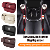 Car Leather Seat Gap Crevice Storage Box Seat Storage Case For Morris Garages MG EHS Phev MG3 MG5 MG6 MG7 GT RX5 ZT RX8 Hector