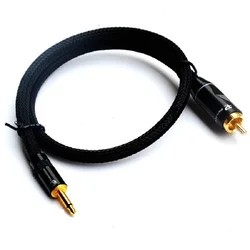 Fiio Player E18 X4 X5 X3 One Generation Kaiyin N5 N6 Qian Longsheng Qa360 Coaxial High Quality 3.5 Turn Lotus RCA Audio Cable