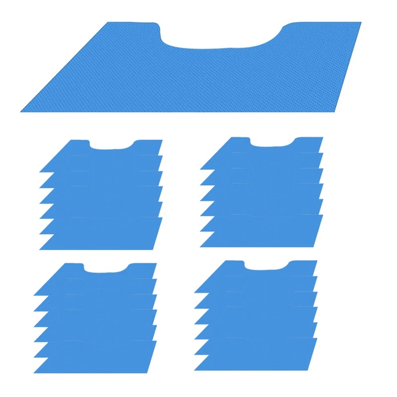 

25 шт. одноразовый коврик для туалетного комода, дезодорирующие коврики для туалета, приучение к горшку, напольный коврик, нескользящий U-образный контур