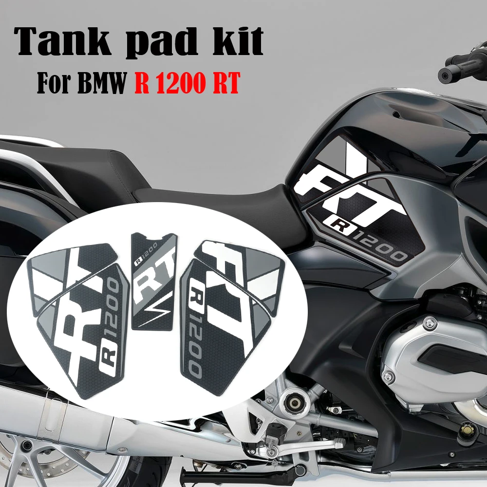 New Motorcycle Side Gas Knee Grip Stickers Fuel Tank Pad Protector Anti-slip Sticker For BMW R1200rt r1200rt