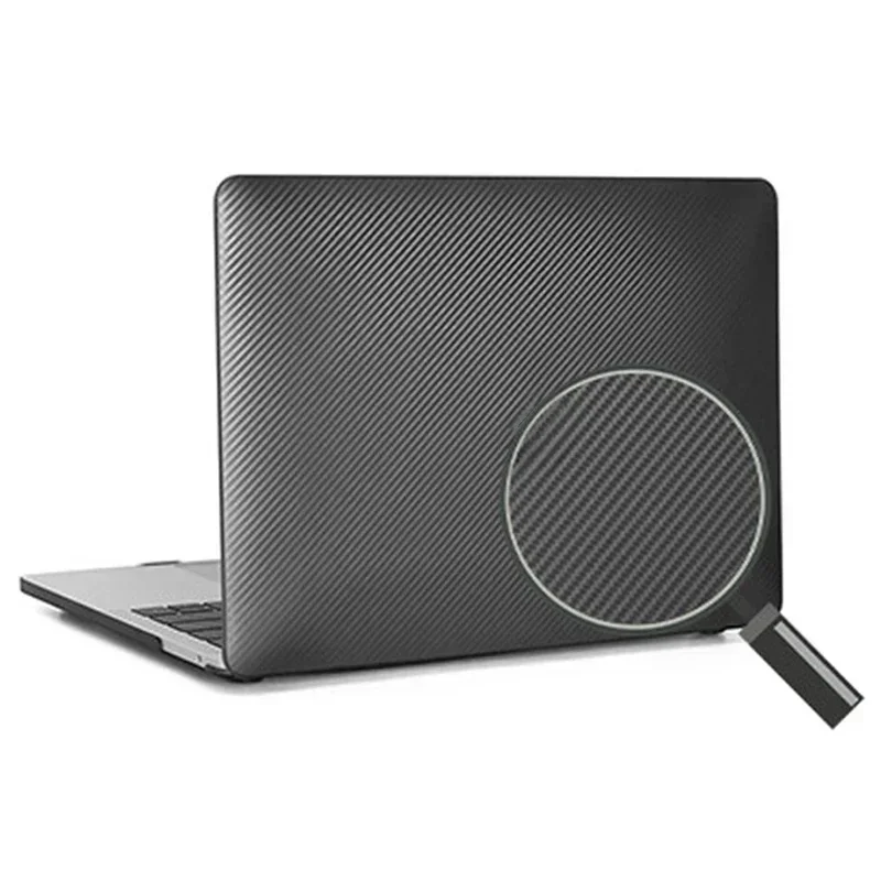 Carbon Fiber Laptop Case For Macbook Air 13.6 15 M5 M4 M3 M2 Frosted Cover For Mac Book Neo 13 A3404 2026 Pro 13.3 14 M1 16 Inch