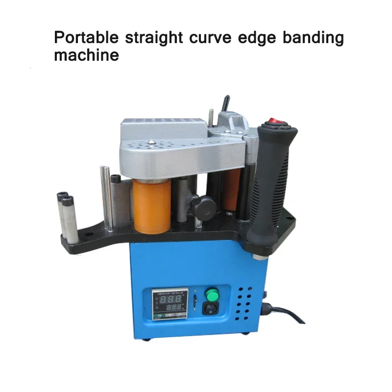 

HJ90 Speed-Regulating Fixed-Speed Integrated Control Edge Banding Machine Portable Straight Curve Woodworking Edge Band Machine