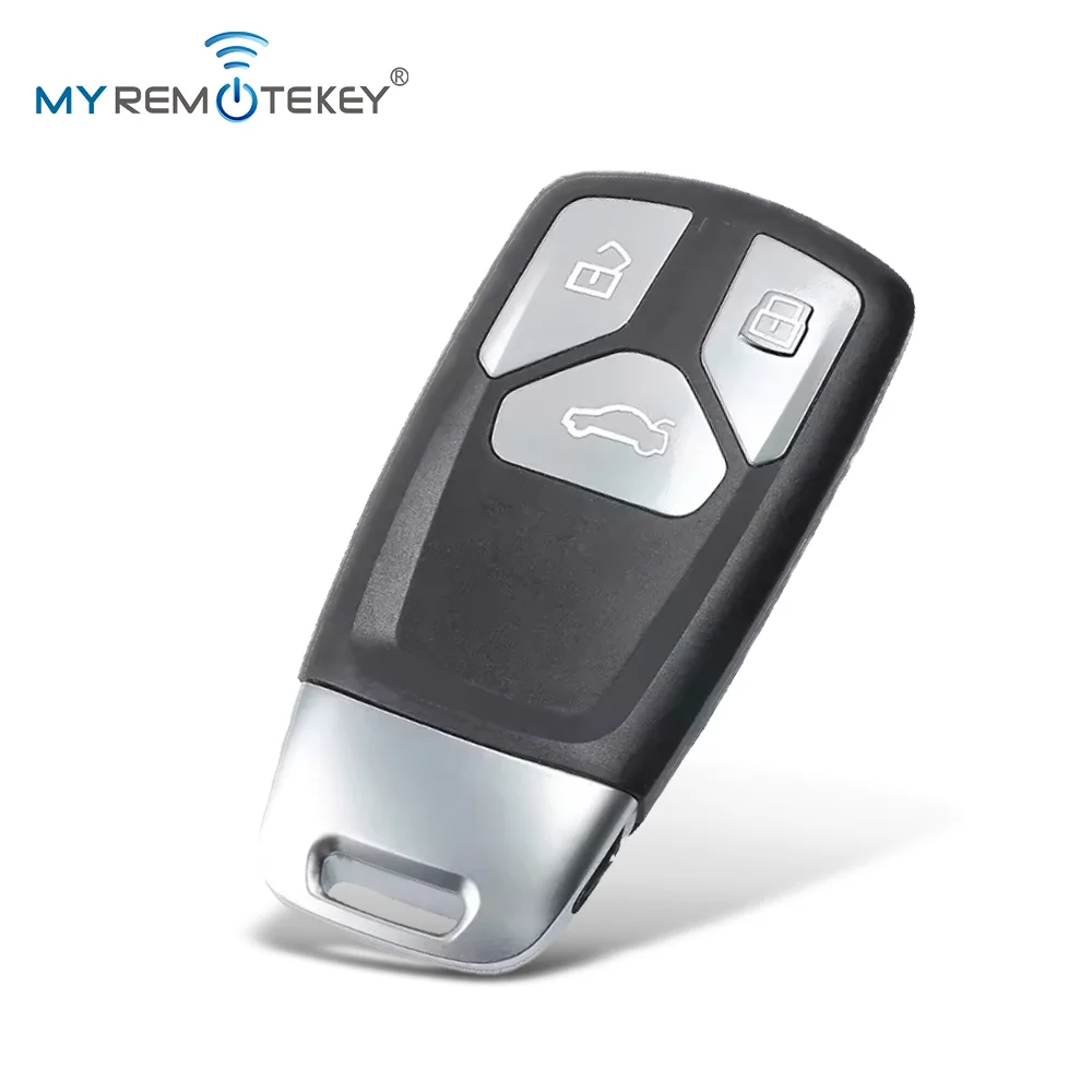 MYREMOTEKEY Smart Key Gehäuse 3/4 Tasten für Audi TT A4 A5 A4L S4 S5 Q3 Q5 Q7 SQ7 2016 2017 2018 2019 Ohne Logo PN 4M0 959 754 – Detail 4