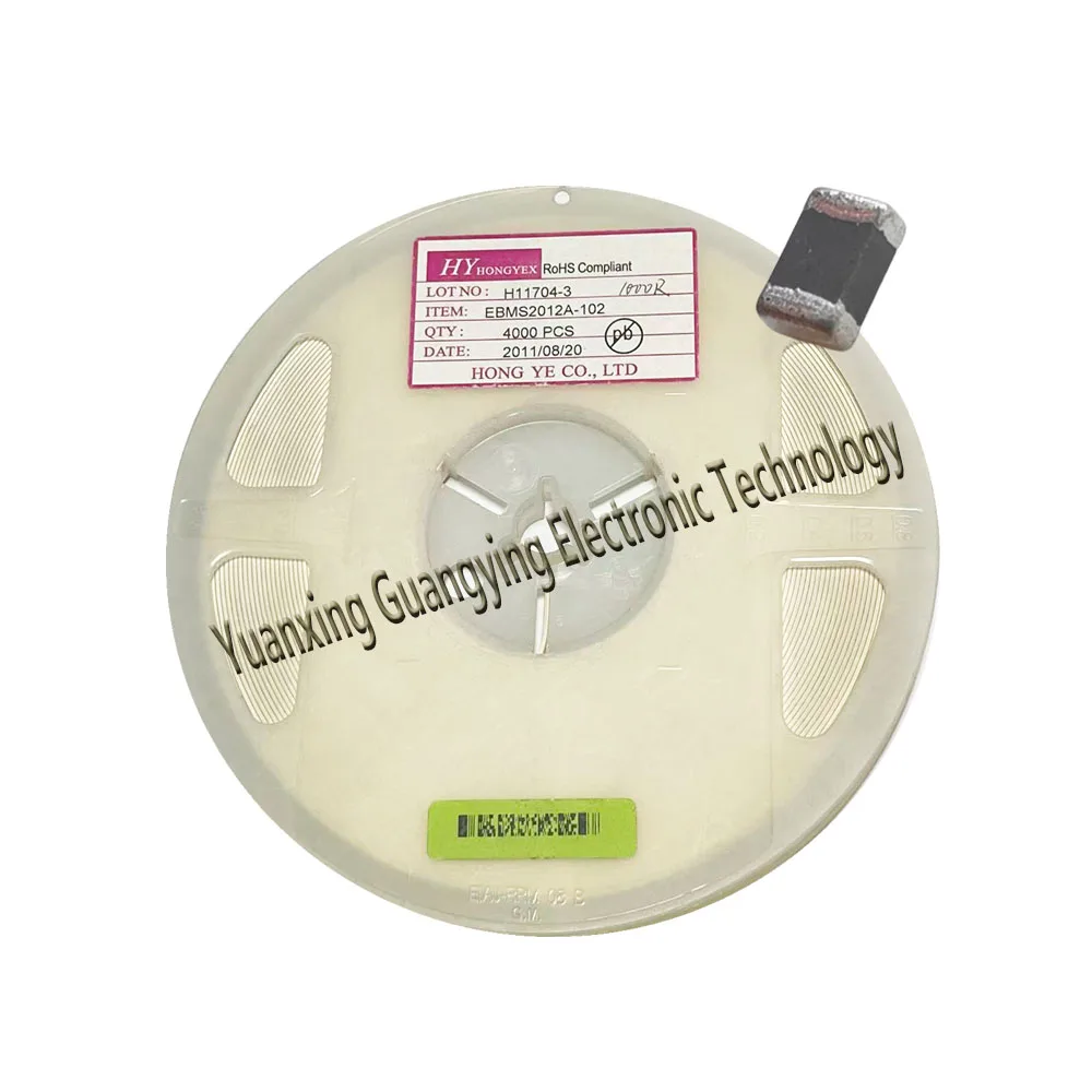 (100 pieces) EBMS2012A-102 1000Ω 300mA 0805 ±25% 2012 SMD Ferrite Bead 100% Brand New