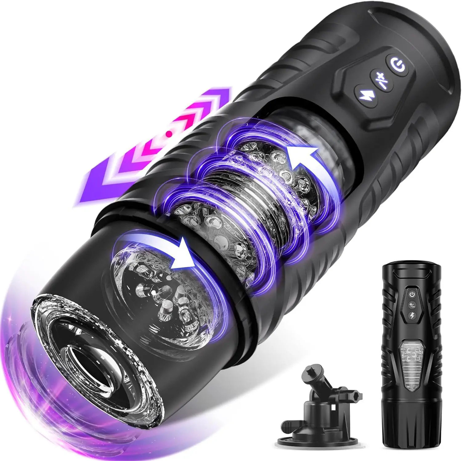 

BUYGBR For Automatic Male Masturbator 7 Thrusting Rotating Modes Mastubator Cup Electric Pocket Pussy For Penis Sex Toy Men