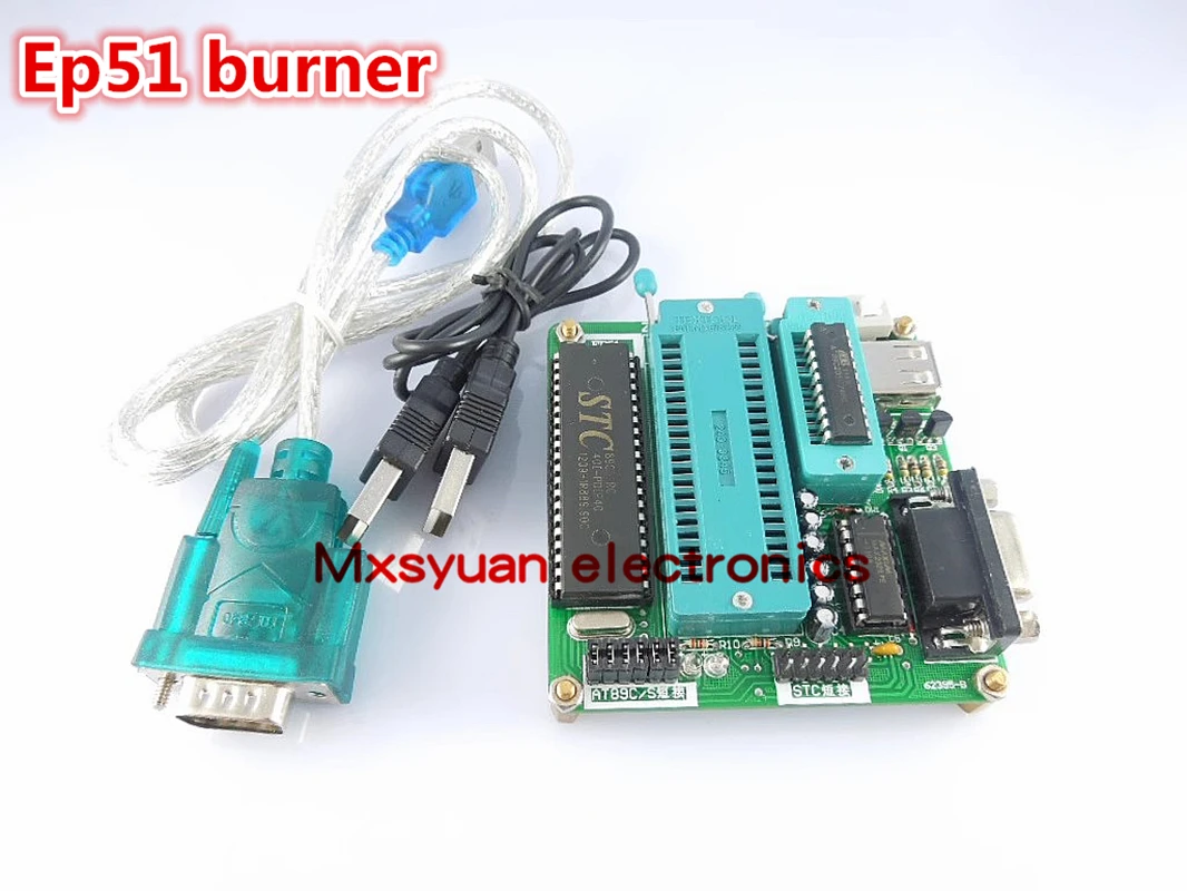 USB port 51 microcontroller programmer Ep51 programmer AT89 STC series (dual-purpose upgraded version)