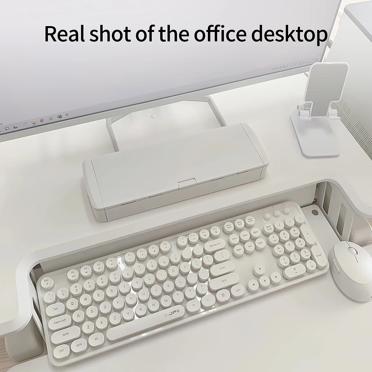 

MOFii Wireless 2.4G Connection Минималистичный деловой эргономичный набор милой клавиатуры и мыши