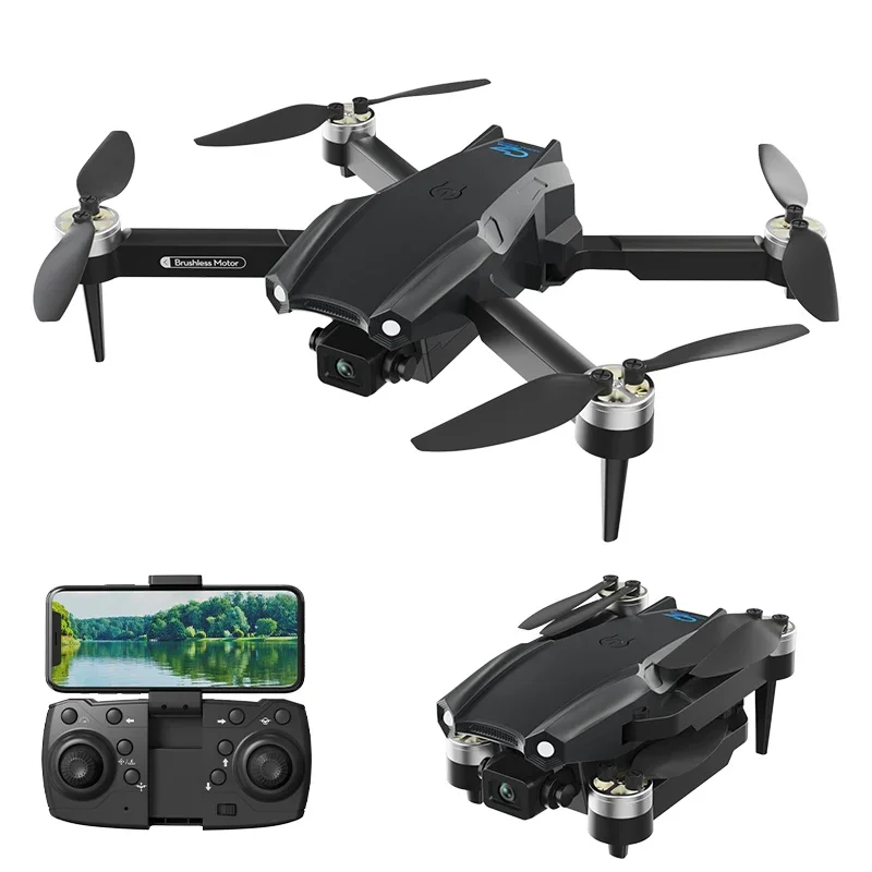 Mini Remote Control Drone Brushless HD 4K Dual Camera Optical Flow Quadcopter  Photography And Video WiFi  APP  Drone Toy