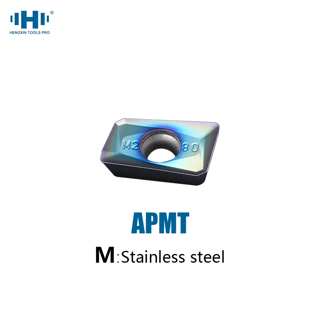 

HENGXIN APMT APMT1135 APMT1604 Carbide Inserts blade APMT1135DPER-M2 CNC Lathe cutter tools Stainless steel APMT PDER 10pcs/box