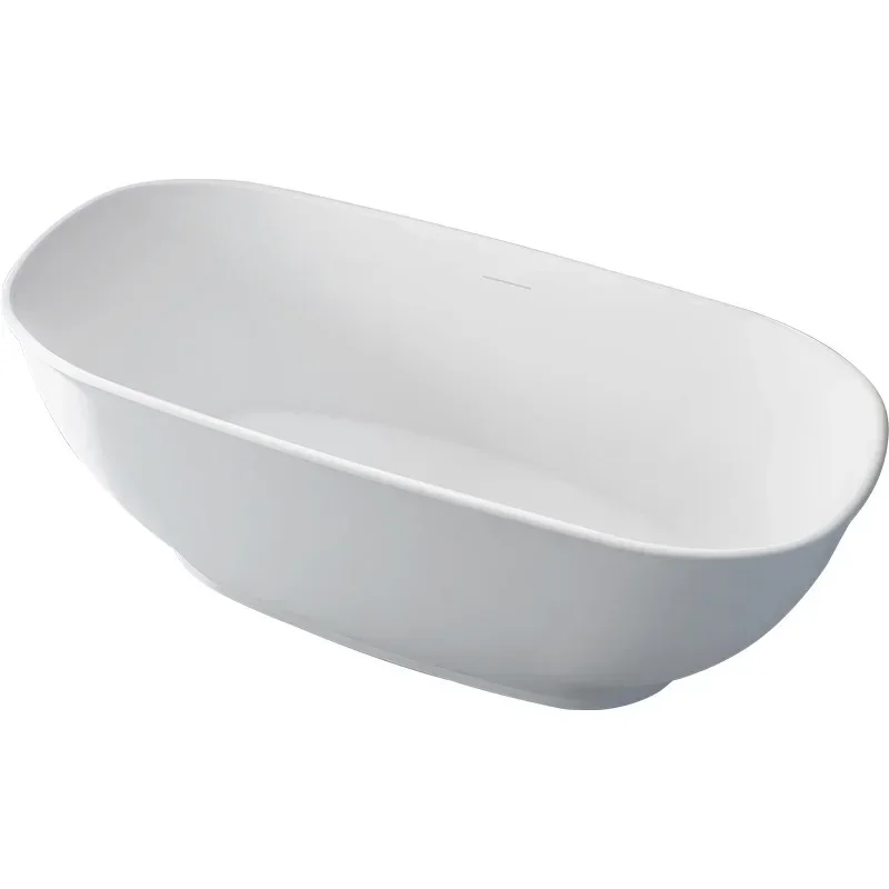 

Household independent bathtub acrylic small apartment oval double hotel homestay bathtub