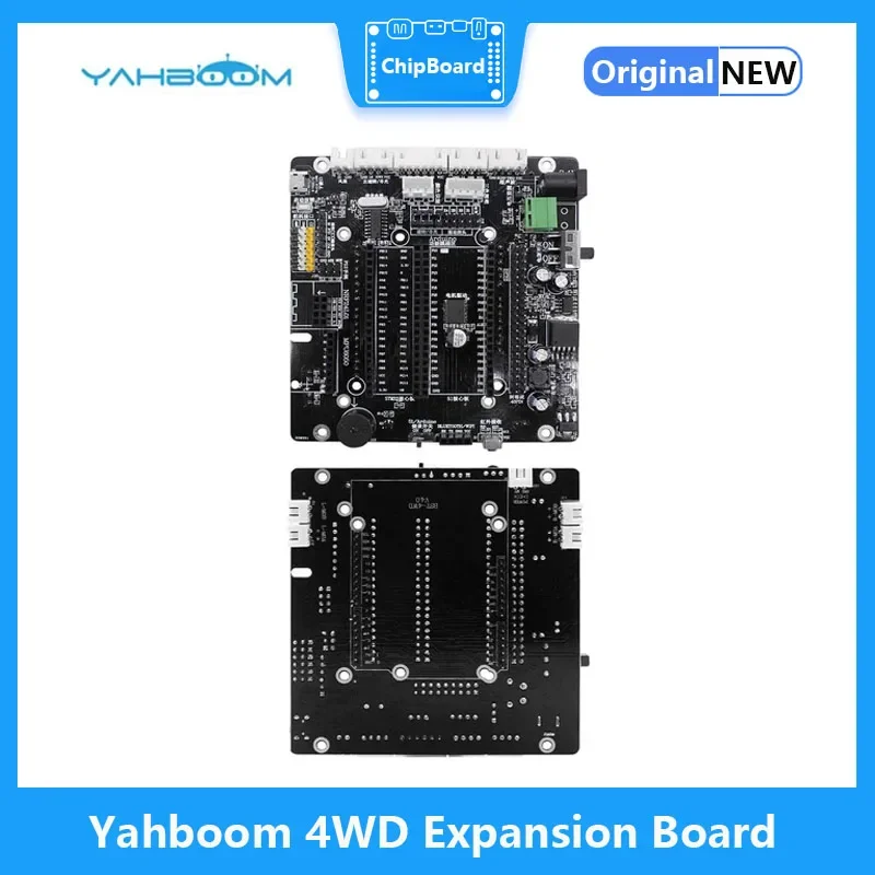 Yahboom 4WD Smart Car Driver Expansion Board 51 microcontroller/Raspberry Pi/STM32/UNO for Robot Car Expansion Development