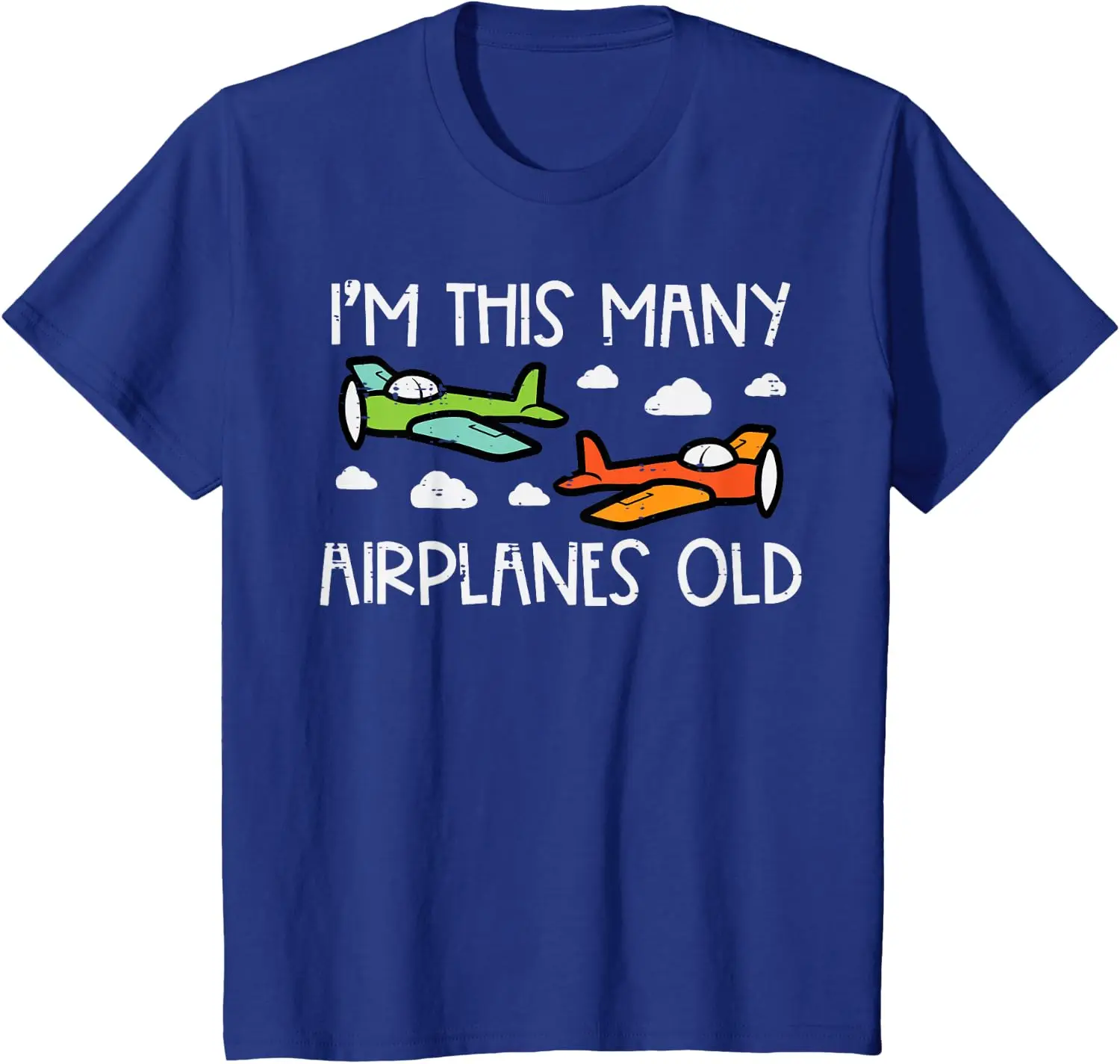 Kids Im This Many Years Old 4 Airplanes 4nd Birthday Boys Kids T-Shirt Casual Cotton Kid Graphic T Shirts Camiseta Streetwear