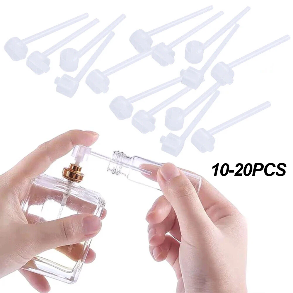 10/20pcs Perfume Refill Diffuser Funnels Cosmetic Dispenser Long Nozzle Sprayer Portable  Refill Pump Bottle Filling Device Tool