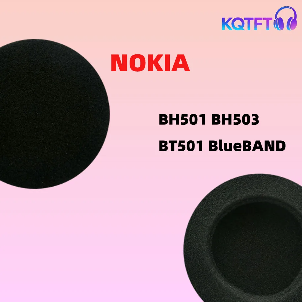 Almohadillas de Repuesto para Auriculares NOKIA BH501 BH503 BT501 BlueBAND, Cubierta de Esponja, Cojín de Espuma, Orejeras