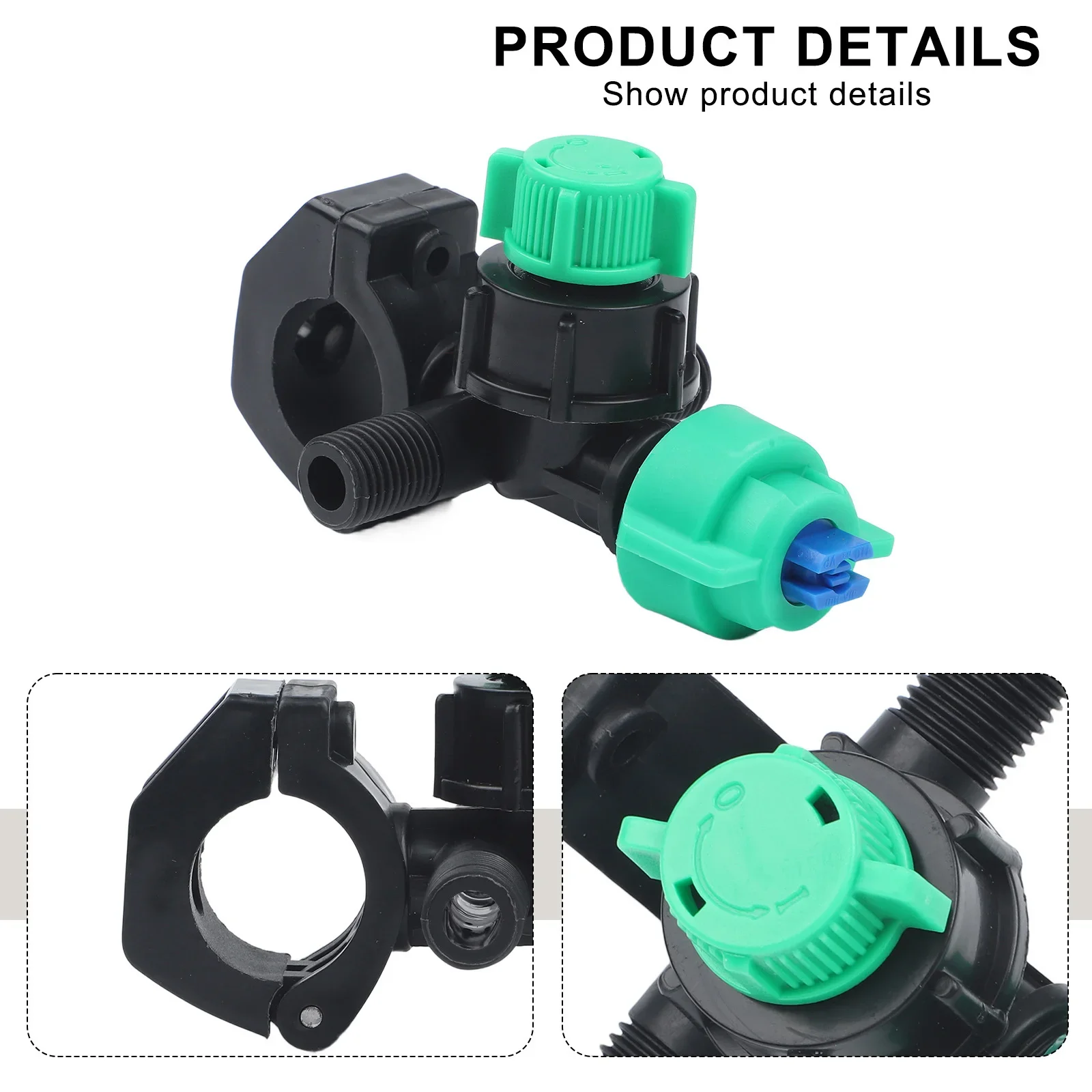 Farming Applications Flat Fan Nozzle Adjustable Spray Nozzle For Agriculture Adjustable Output Effective Nutrient Delivery