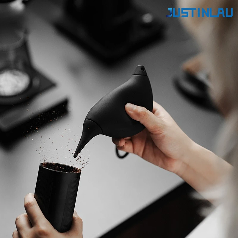 JUSTINLAU Bird Shape Coffee Air Blower Dust Remover Soft Rubber Cleaner For Coffee Grinder Bean Powder Cleaning Coffee Bar Tool