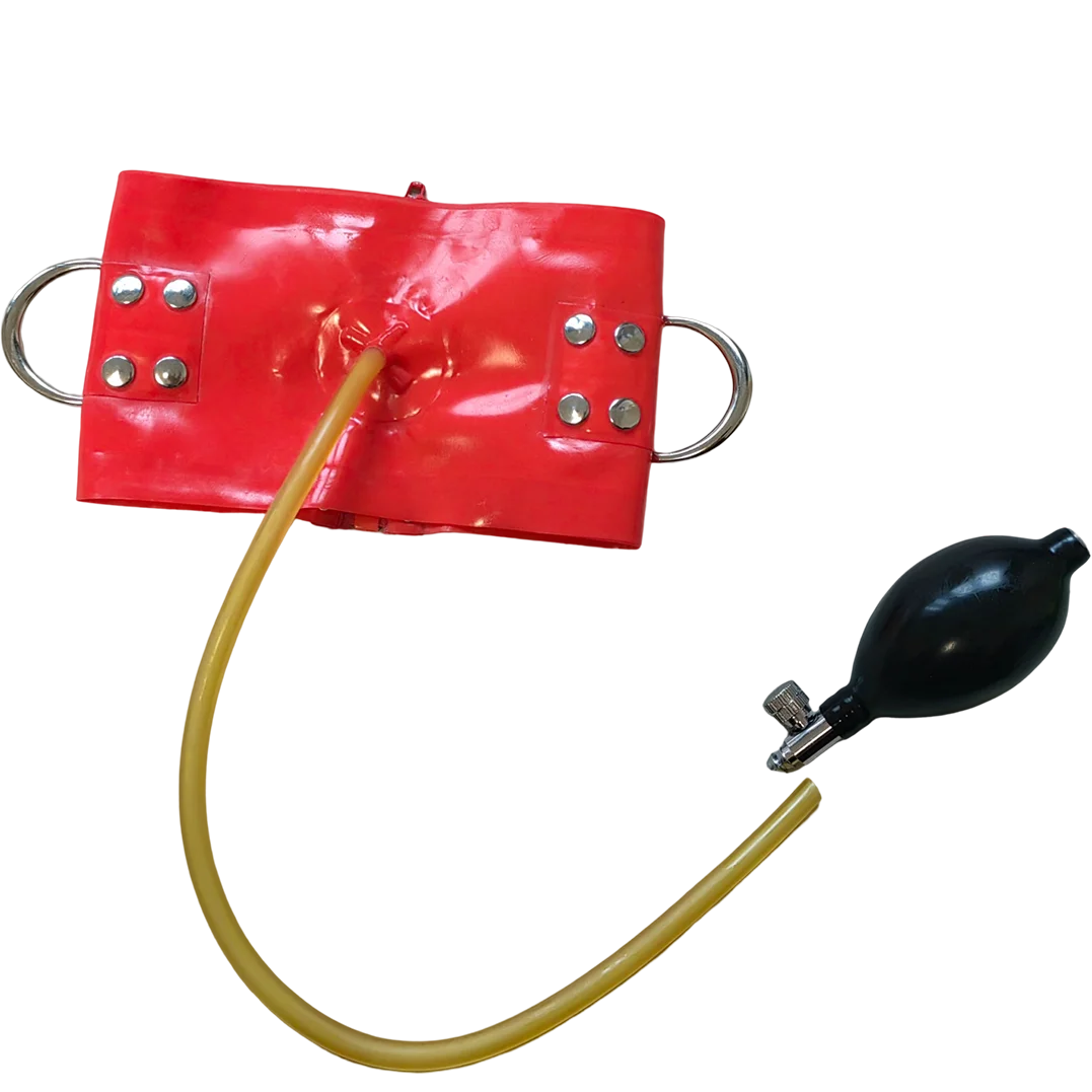 Sexy Women Men Inflatable Latex Gummi Collar Neck Corset Rubber Choker Handmade Clothing S-LA119