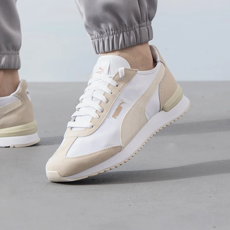 

Puma, оригинальные 2024, новые модные повседневные туфли унисекс с толстой подошвой и мягкой подошвой 392901-15