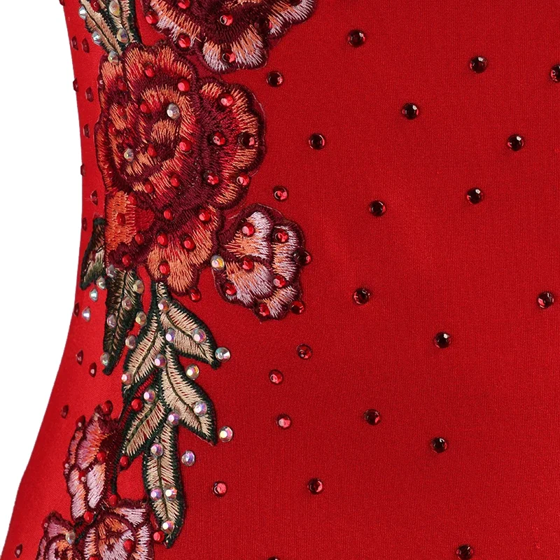 Frau Linie Anzug Dancewear Neue Latin Dance Kleid Bühne Kleidung Wettbewerb Praxis Kostüm Mädchen Party Sport Prom