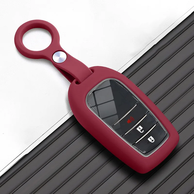 Car Key Case Fob for Toyota Hilux Monster Rogue Revo Rocco Fortuner Conquest Accessories 2017 2026 2/3/4 Button Keychain Cover
