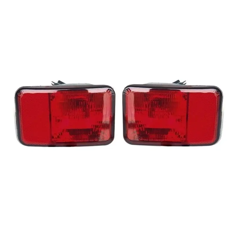

1 Piar Rear Bumper Fog Lamp Housing Cover Rear Brake Warning Lights 55078104AC 55078105AC For Jeep Wranglers 2007-2018-A74F