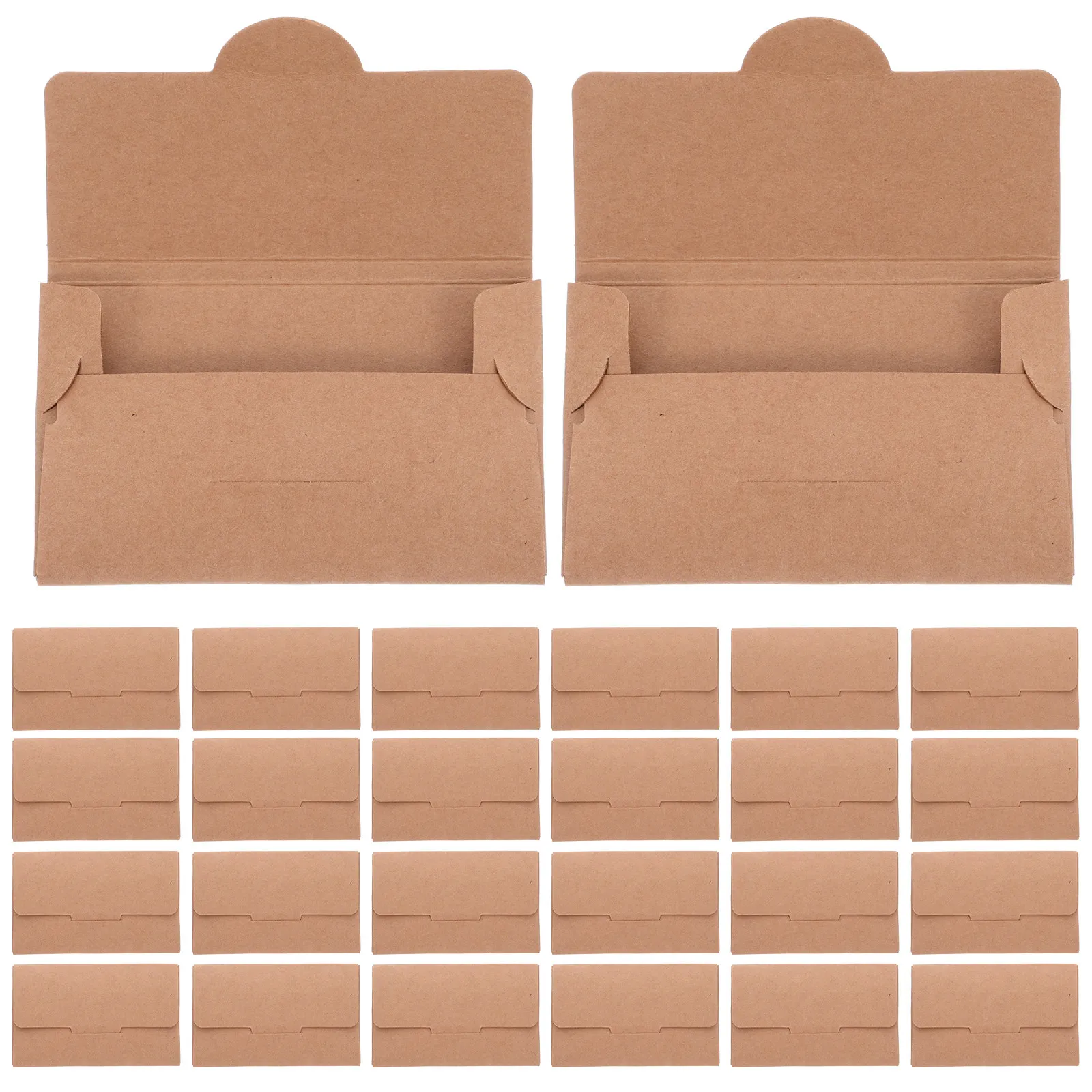 

50Pcs Thick Card Envelopes for Credit Id Business Hotel Key Cards Multipurpose Use Credit Card Paper Sleeves Key Envelopes