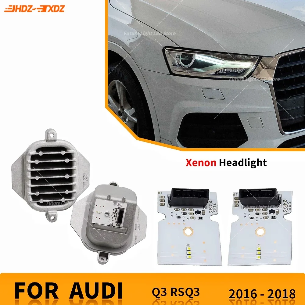 

For Audi Q3 RSQ3 8U 2016-2018 Xenon Headlight Control Daytime Running Light Module White DRL Chip Boards 8U0941475B 8U0941475C