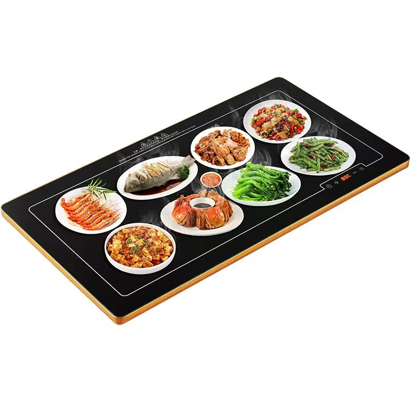 Electric Warming Tray,Food Warmer with Thermostat and Full Surface Heating,Food Warming Mat for Parties Buffet