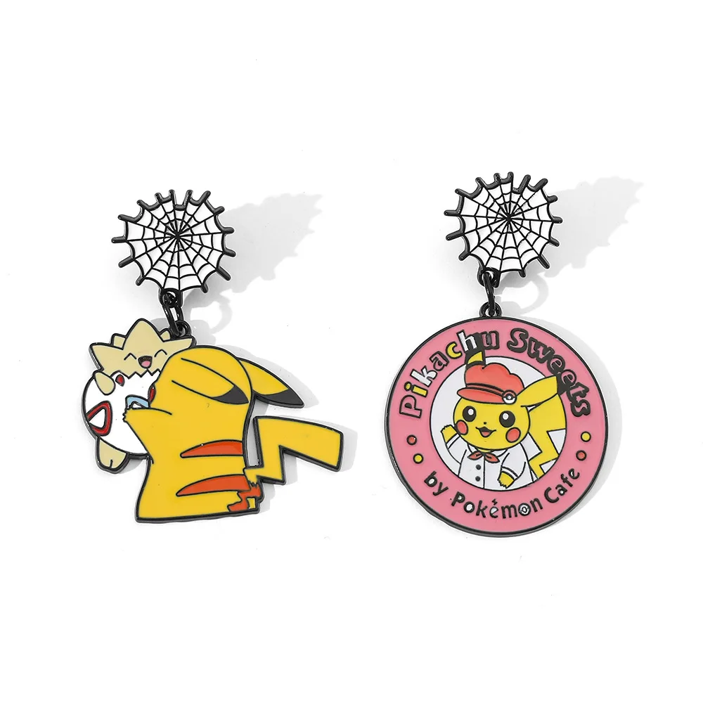 Cartoon Pikachu Emaille-Anstecknadel Pokemon Elfen-Brosche Niedliche Reversnadel Modisches Accessoire Schmuck-Ornament für Kleidung und Rucksack