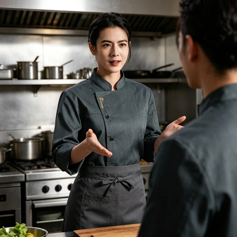 

Unisex Chef's Uniform for Baking/Western Cuisine/hotel Kitchen/Chinese Restaurant and Other Multi Scene Universal Workwear