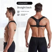 Professional Posture Corrector Neck & Back Pain, Adjustable Upper Back Brace Support Men & Women, Clavicle Shoulder Lumbar Belt