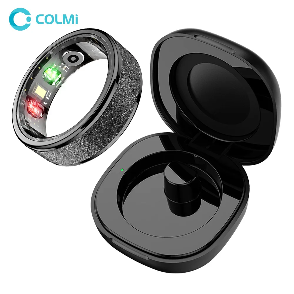 COLMI R10 Smart Ring with Charging Case, Unisex, Health and Sleep Monitoring, 5ATM