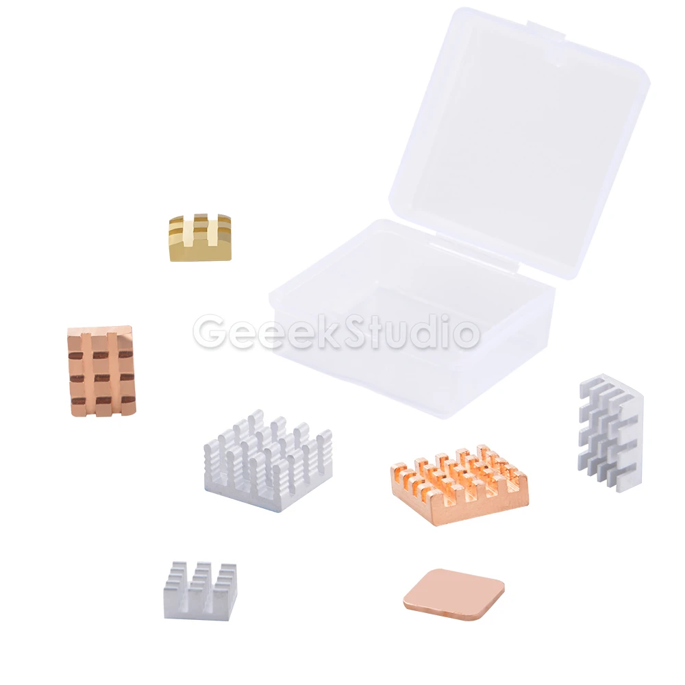 Heatsinks Pack Aluminum and Copper Heat Sink Cooling Kit for Raspberry Pi