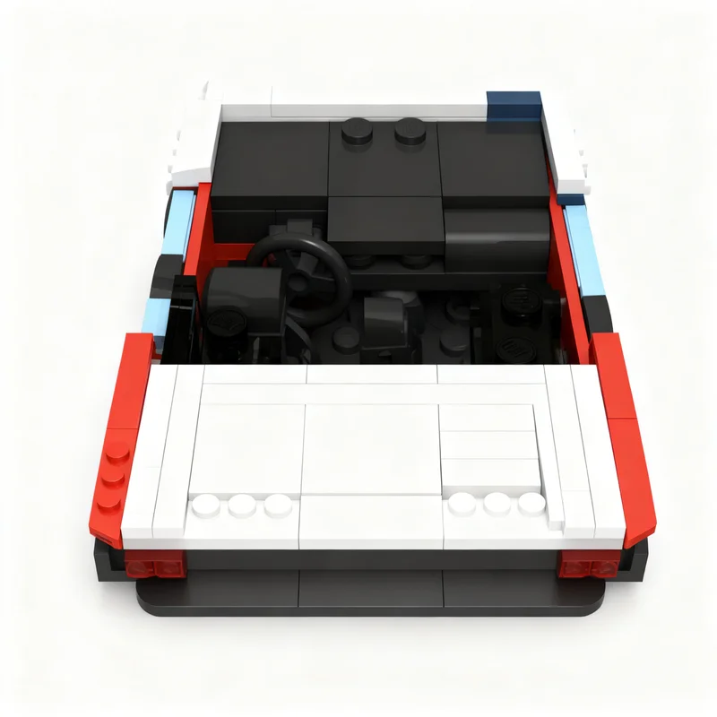 404pcs MOC Lancia Delta HF Integrale Rally City Champions Model Building Blocks Christmas Gift Toys Construction Idea Craft