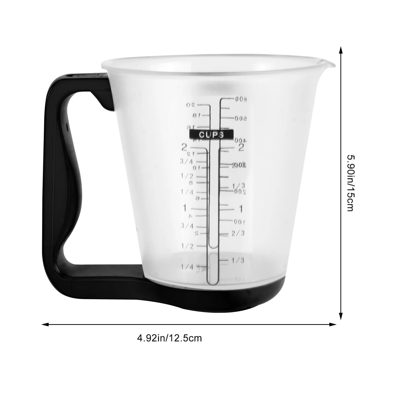 Digital 1000g/1g Measuring Cup Multifunction LCD Display Kitchen Measuring Cup Milk Powder Cup (Black)