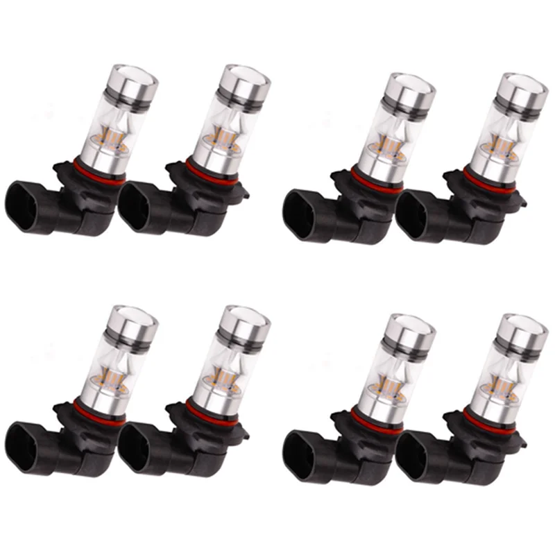 

R4-8X 9005 HB3 6000K 100W 2323 LED Projector Fog Driving Light Bulbs White