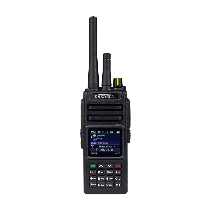 Profissional de Longo Alcance Walkie Talkie, 4G Rede, 500 km Cartão Sim, GSM Phone, Função Repetidor, Código ANI