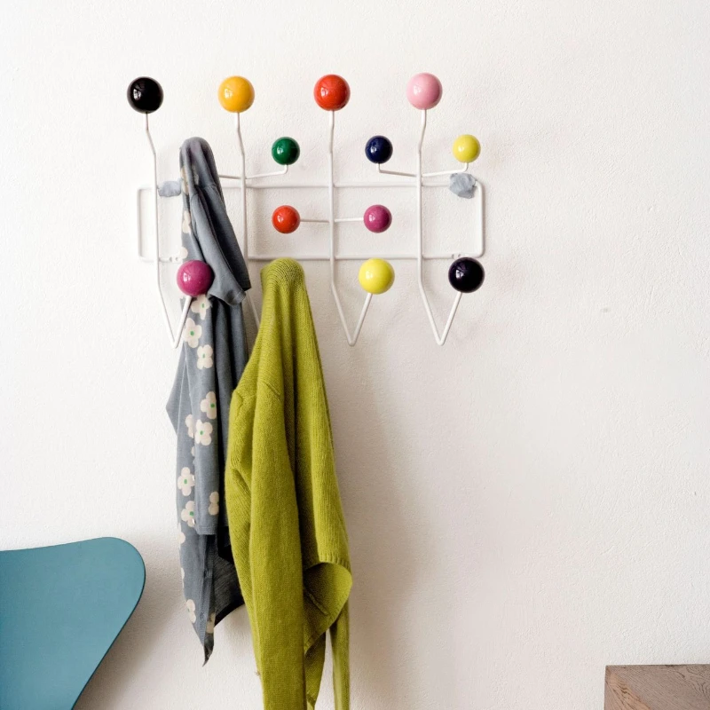 Nordic Modern Coat Racks Design Coat Stand For Clothes Metal Clothes Rack With Ball Wall Hanger Interior Furniture For Home