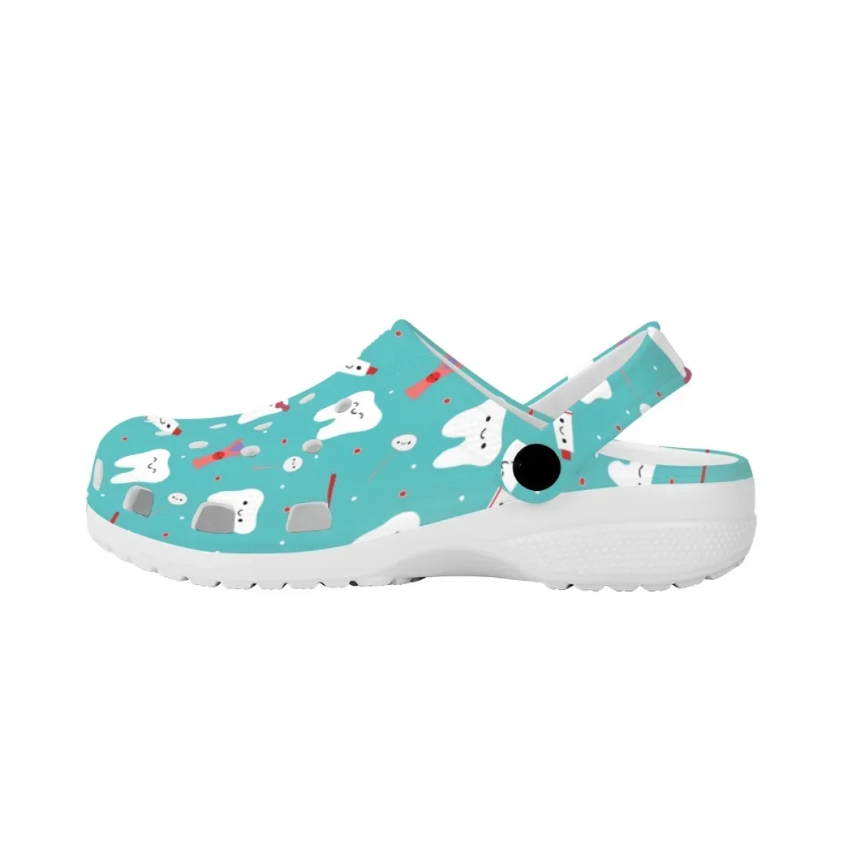 Pantofole da spiaggia con denti da dentista zoccoli Casual Unisex scarpe da giardino Slip-on antiurto sandali da casa leggeri Zapatos