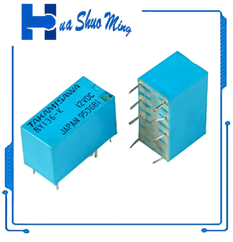 10Pcs/Lot  RY136-K   12VDC 8pin