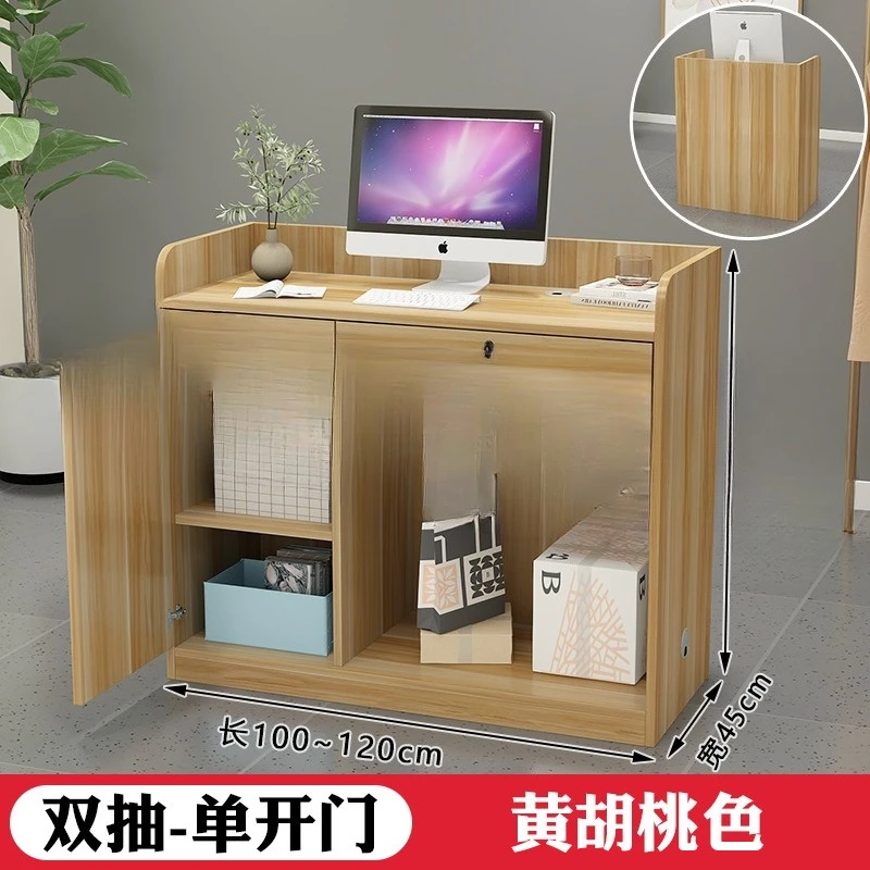 Front desk Small bar Beauty salon Dining restaurant Desk Barber shop Women's clothing checkout page Store counter storage