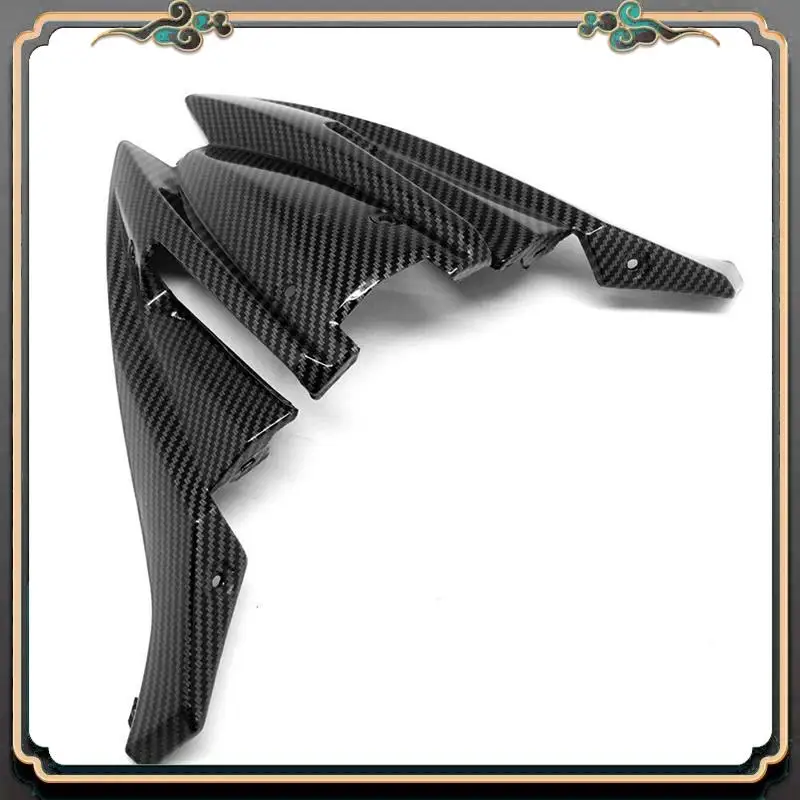 

M45K-Motorcycle Carbon Fiber Finish Front Middle Headlight Fairing For Kawasaki Ninja 650 ER6F 2012-2016 Accessories Parts