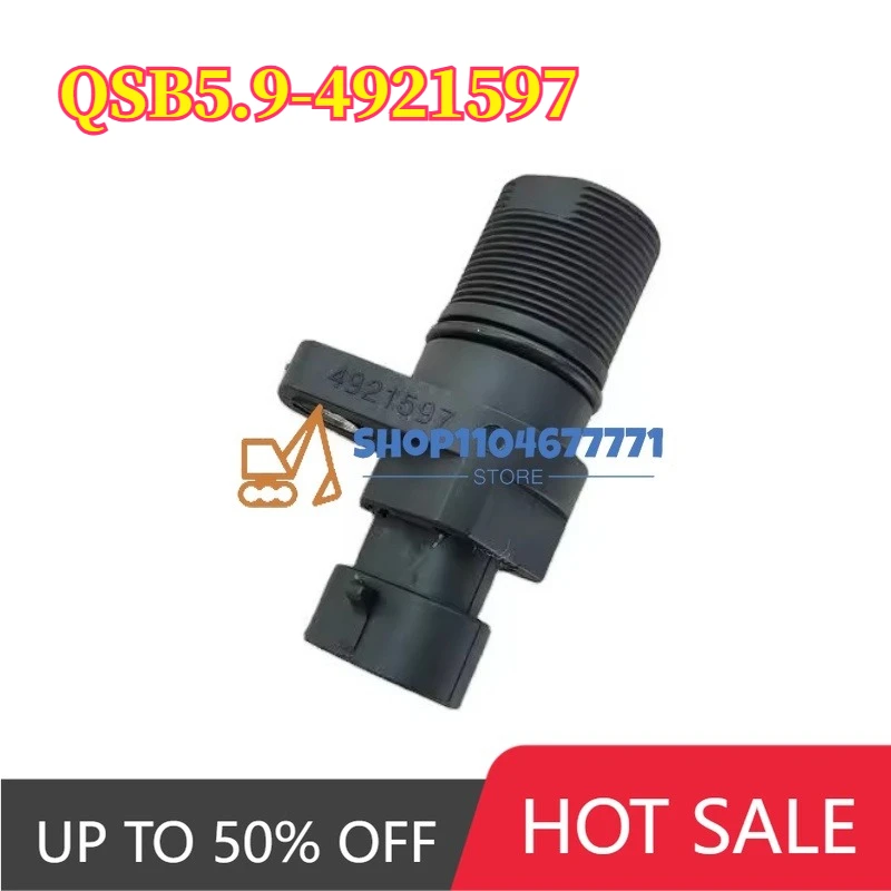 Suitable for QSB5.9-4921597 Camshaft Crankshaft Position Sensor Excavator Parts