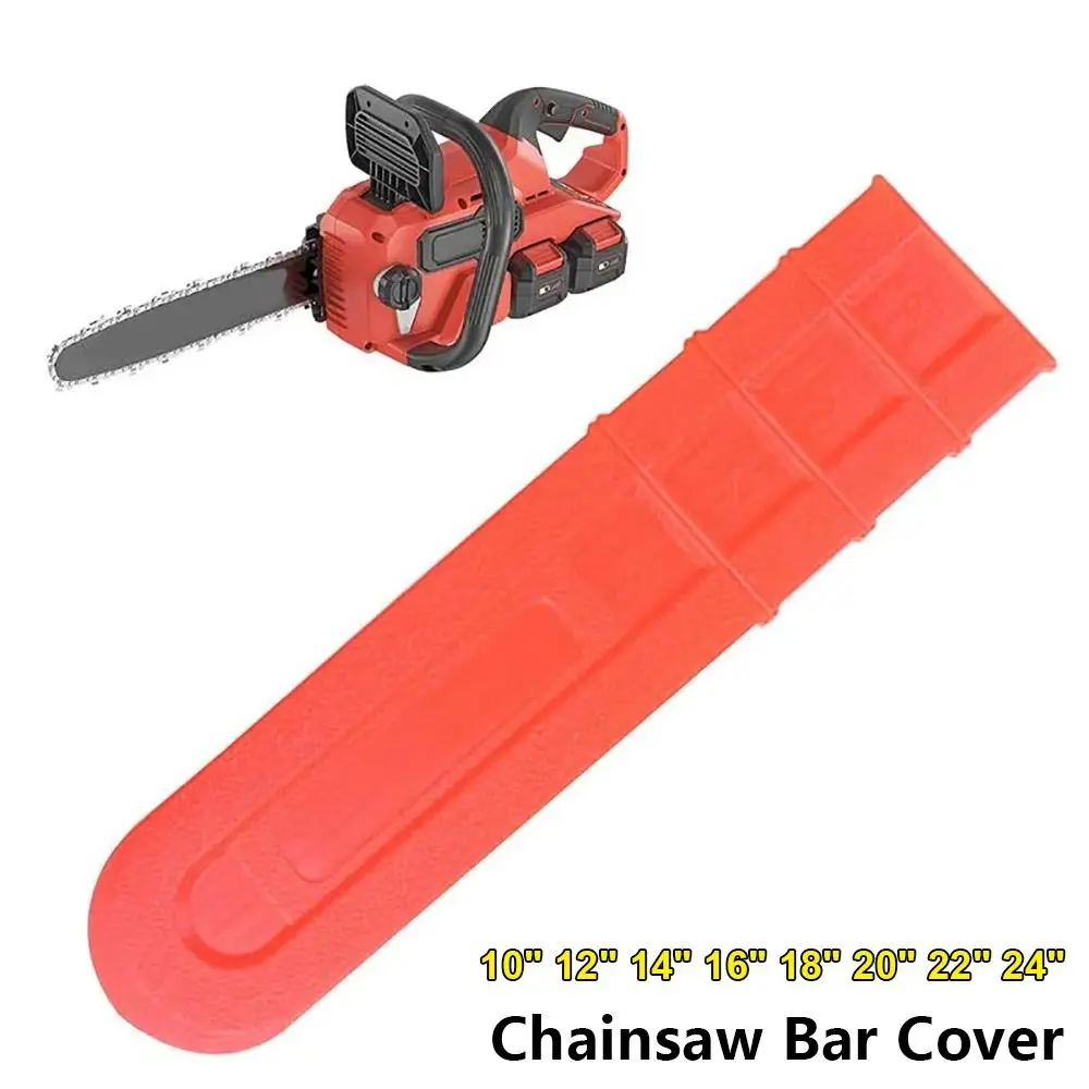 1Pcs New 10-24inch Chain Saw Guide Cover Anti-scratch Plastic Chain Saw Bar Protector Plate Guard Cover for Outdoor Activities
