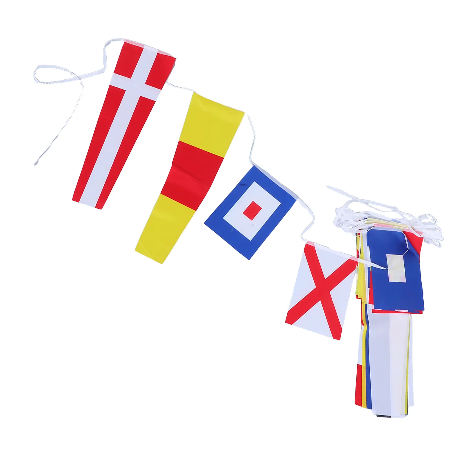 

International Nautical Signal Flags Set Durable Weather Resistant Marine Signal Code Flags Boat Ship Banner Decoration Outdoor