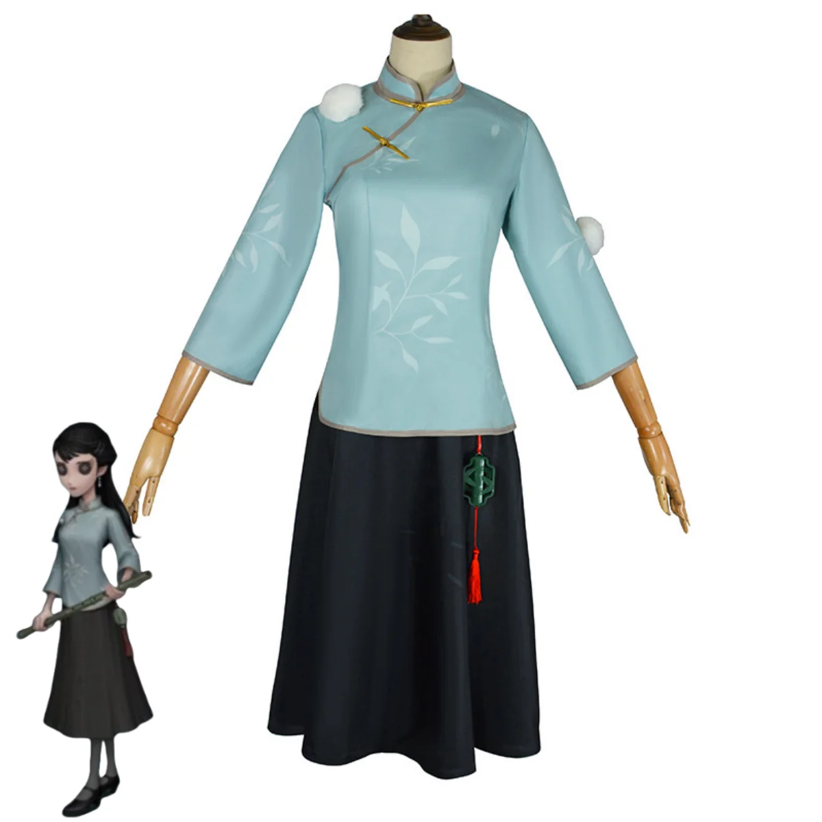 Identità di gioco muslimqi Shiyi Costume Cosplay Antiquarian parrucca per uniformi scolastiche in stile cinese donna adorabile vestito tradizionale da Festival