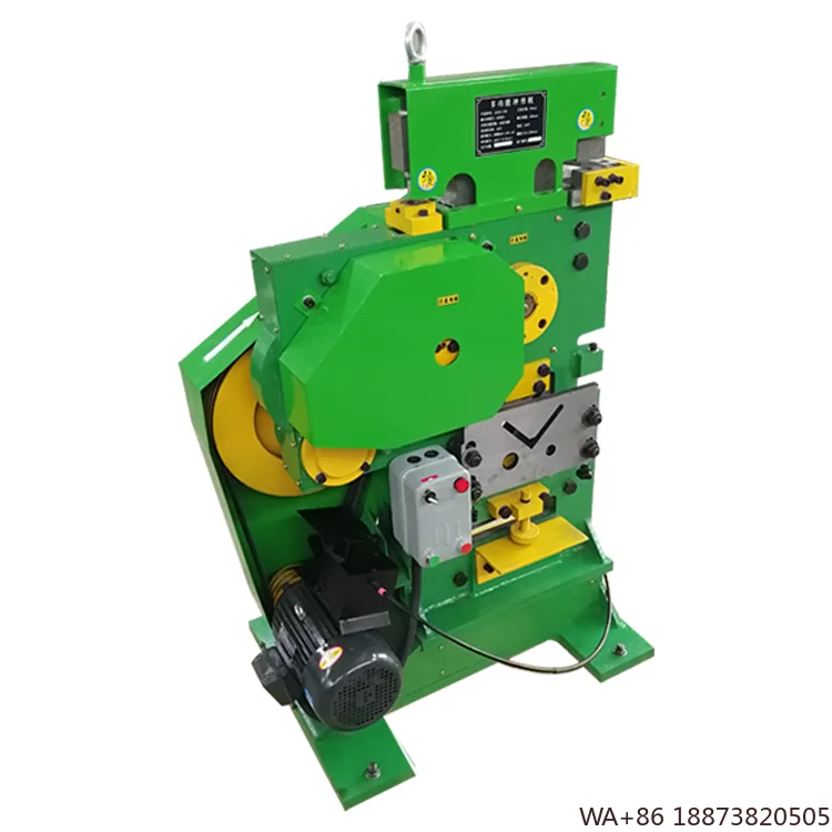 Machine Ironworker Multifunction 60 90 120 Tons Hydraulic Ironworker Combined Punchers and Shears